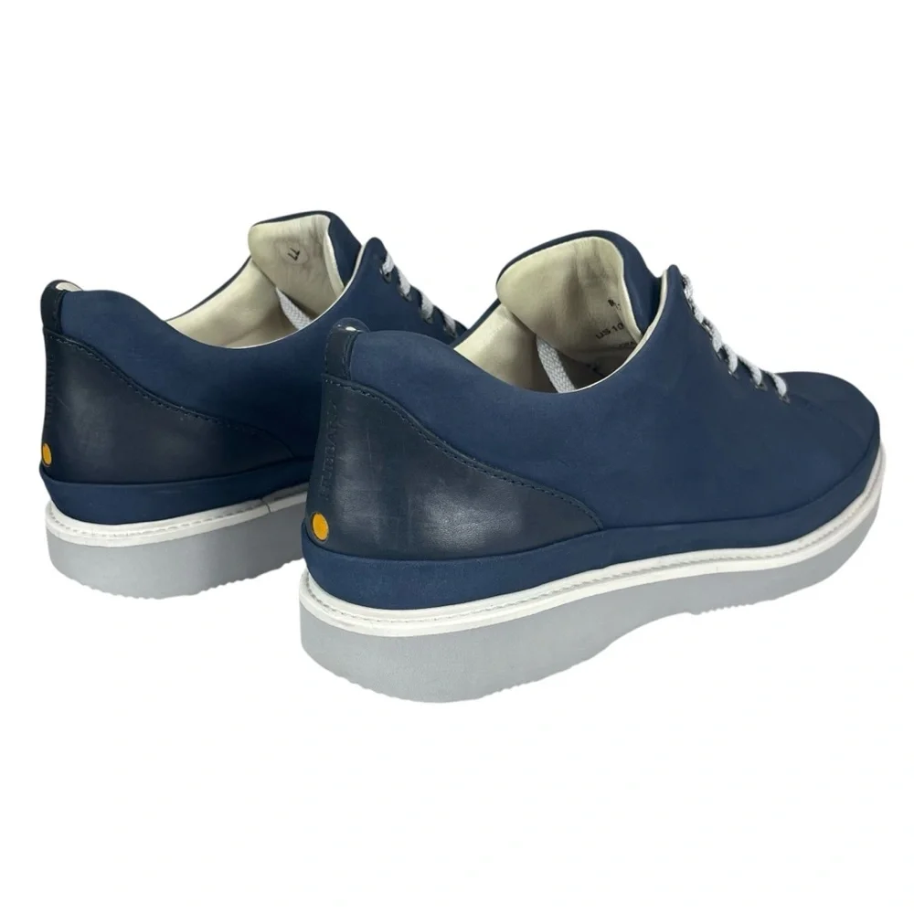 Samuel Hubbard Men’s 10.5 Navy Blue‎ Leather Vibram Sole Sneakers